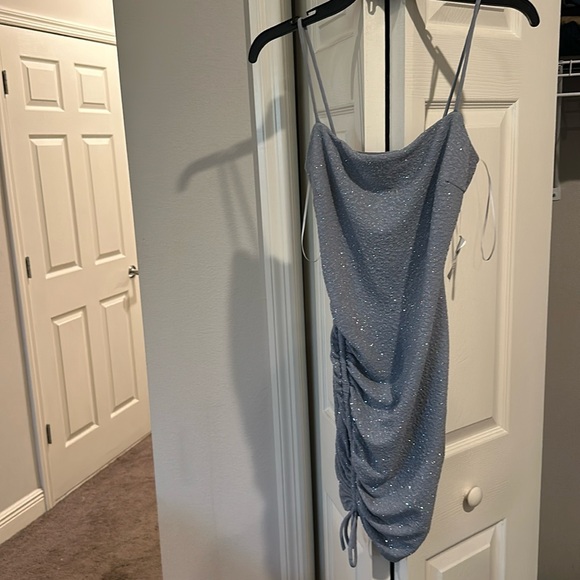 Windsor Dress size Large color light blue /silver - Picture 4 of 5